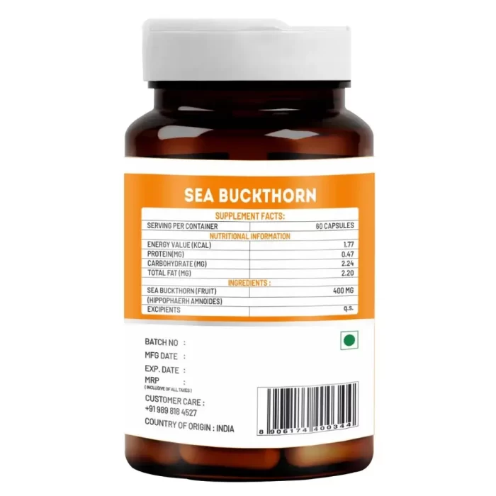 vitawin sea buckthorn capsules nutritional value