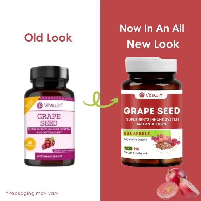 Grape Seed capsules online new pack vitawin