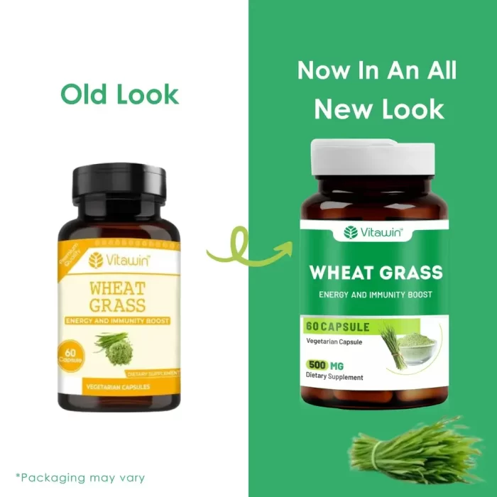 Wheat Grass capsules online new pack vitawin