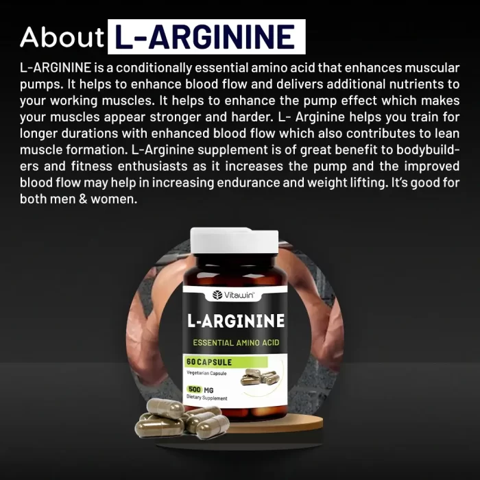 vitawin l arginine capsules details