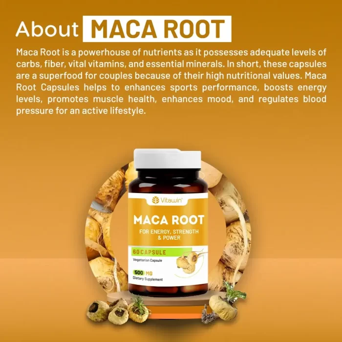 vitawin maca root capsules details