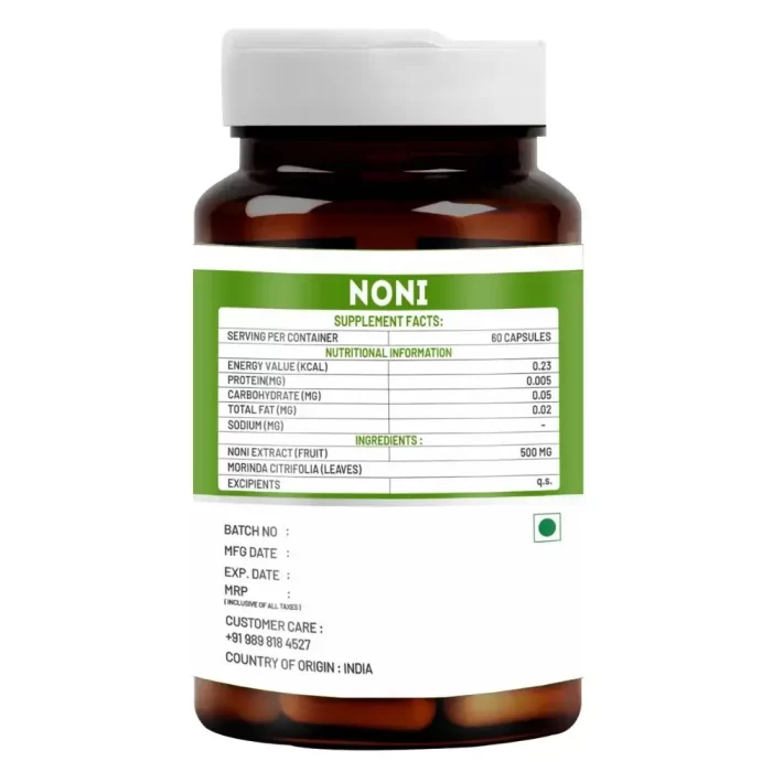 vitawin noni capsules nutritional value