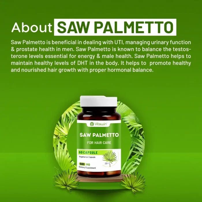 vitawin saw palmetto capsules details