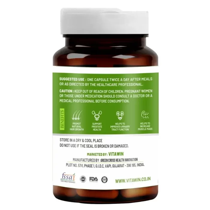 vitawin saw palmetto capsules direction to use