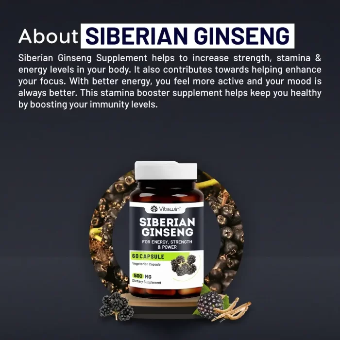 vitawin siberian ginseng capsules details