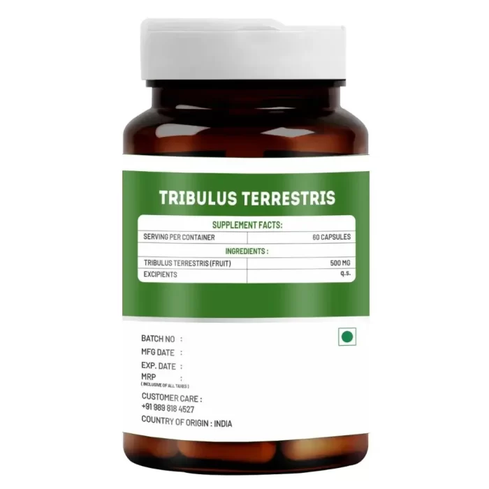 vitawin tribulus terrestris capsules nutritional value