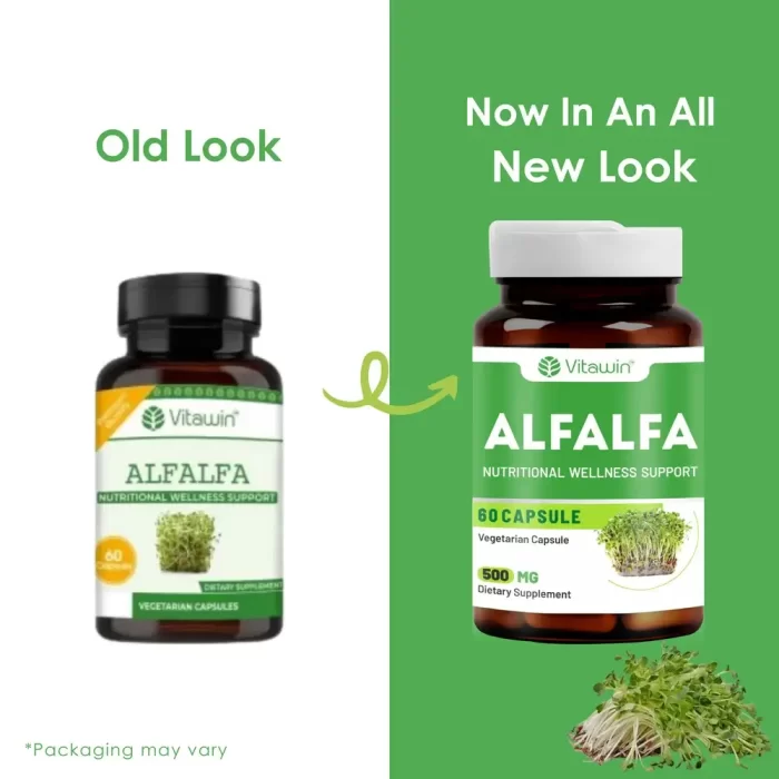 Alfalfa capsules online new pack vitawin