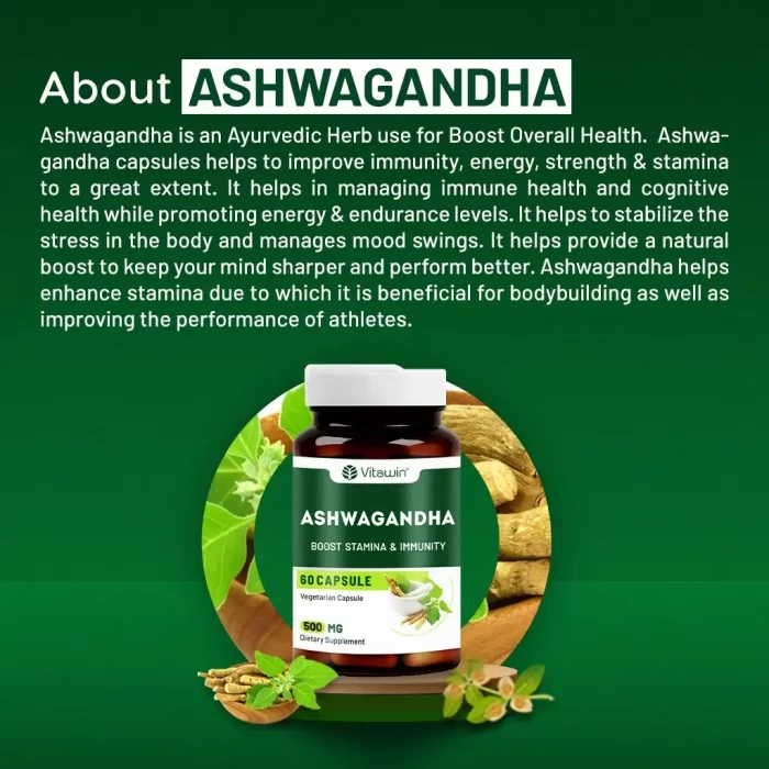 vitawin ashwagandha capsules details
