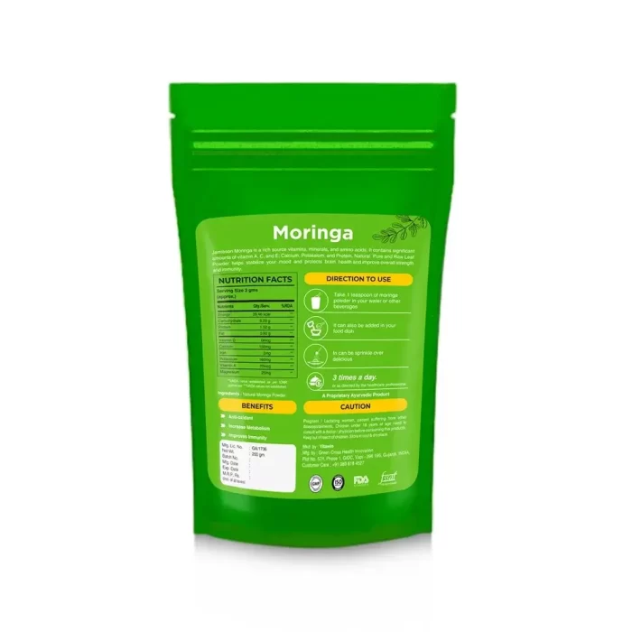 moringa ayurvedic powder details