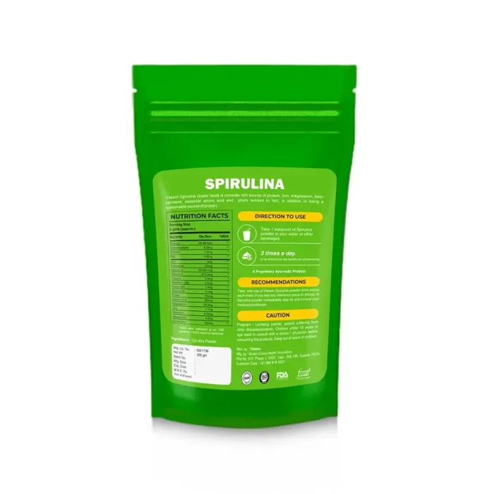 spirulina ayurvedic powder details