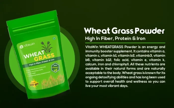 wheat grass powder description