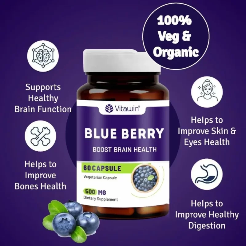 Benefits of Blue berry Extract Capsules